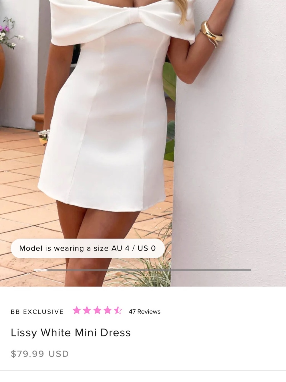 Beginning Boutique mini dress